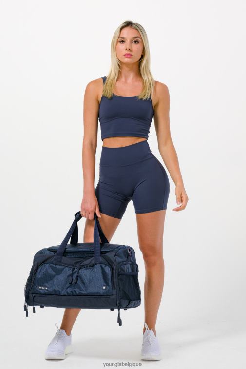 femmes Dahlia noir soutien-gorge de sport w309 YoungLA vêtements A004FL1003