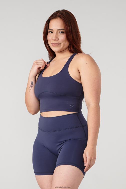 femmes Dahlia noir soutien-gorge de sport w309 YoungLA vêtements A004FL1003