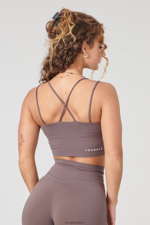 femmes ne m\'oublie pas, pas bleu soutien-gorge de sport w310 progress YoungLA vêtements A004FL1016