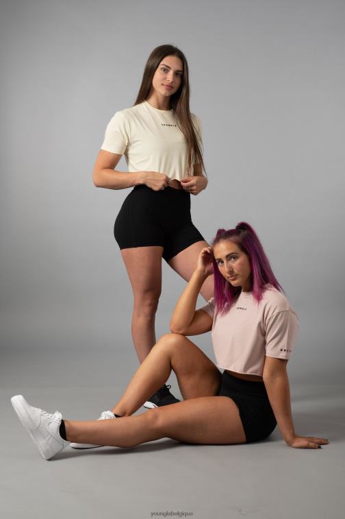 femmes boisson rose w403 - t-shirt court établi YoungLA vêtements A004FL1023
