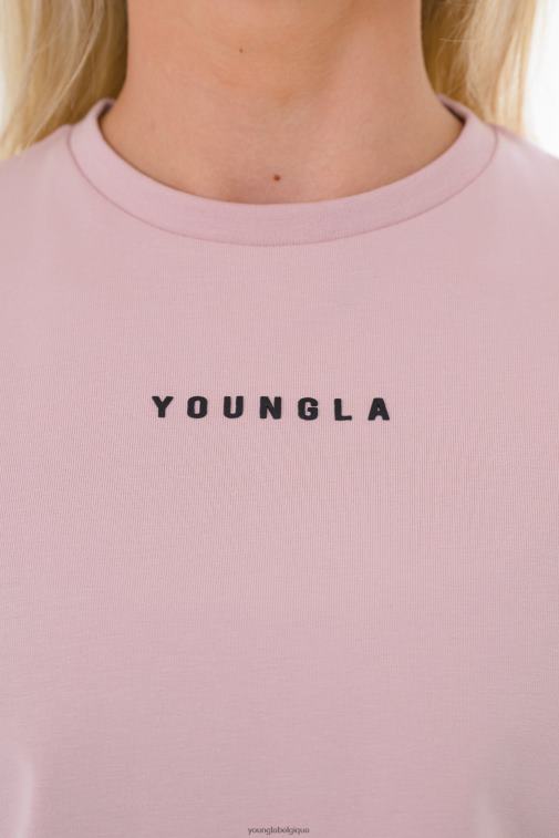 femmes boisson rose w403 - t-shirt court établi YoungLA vêtements A004FL1023