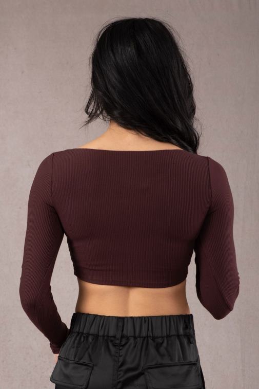 femmes lait de coco w419 grâce - haut court YoungLA vêtements A004FL1047