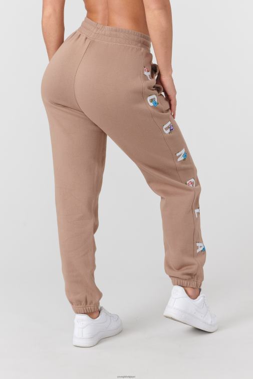 femmes ardoise w203 jogging fleuri d\'hiver YoungLA vêtements A004FL1117