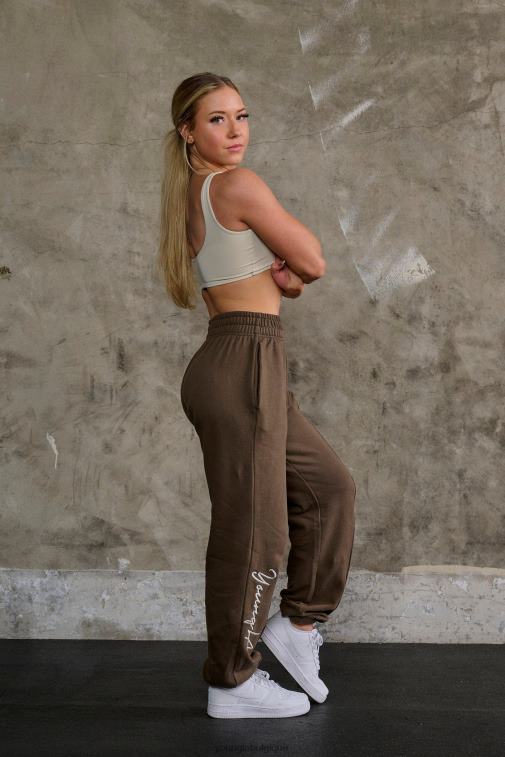 femmes blanc chiné w202 script joggers 2.0 YoungLA vêtements A004FL1132
