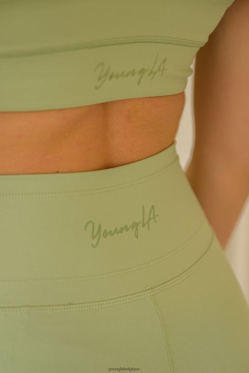 femmes chocolat au lait w213 - legging évasé asana YoungLA vêtements A004FL1158