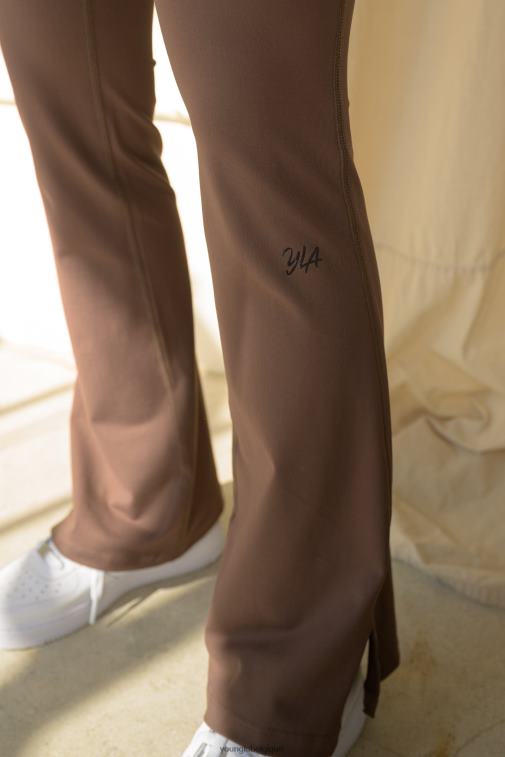 femmes chocolat au lait w213 - legging évasé asana YoungLA vêtements A004FL1158