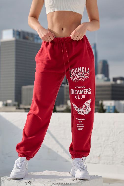 femmes forêt verte w211 pantalon de jogging rêveur YoungLA vêtements A004FL1123