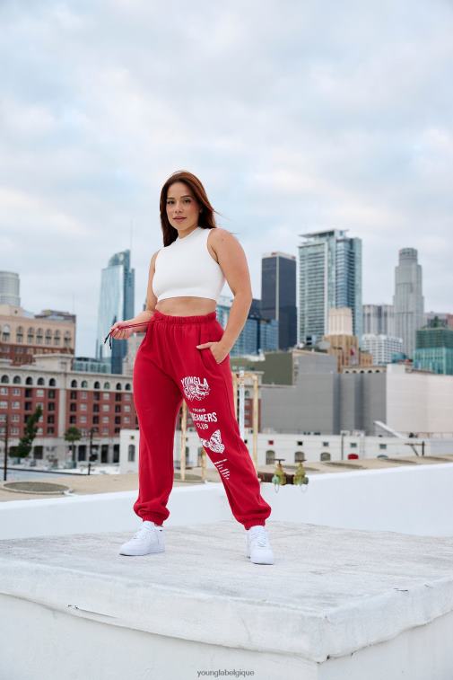 femmes forêt verte w211 pantalon de jogging rêveur YoungLA vêtements A004FL1123