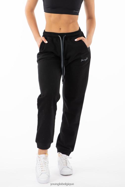 femmes rose poussiéreux w207 - jogger à trois cordes YoungLA vêtements A004FL1135
