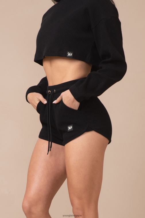 femmes Ivoire w113 short court pêche YoungLA vêtements A004FL1101