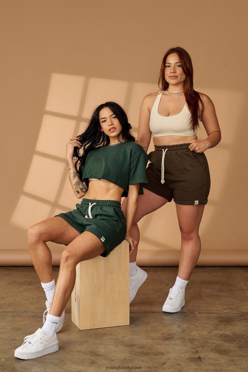 femmes champignon short suprême w102 YoungLA vêtements A004FL1092