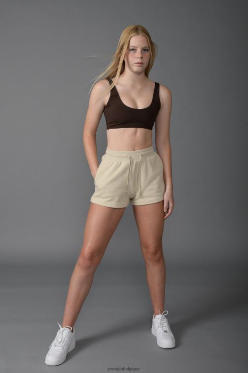 femmes mauve poussiéreux w101 - short de tous les jours YoungLA vêtements A004FL1106