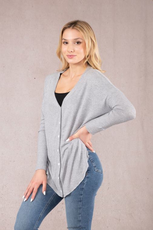 femmes crème vanille cardigan café w415 YoungLA vêtements A004FL1195