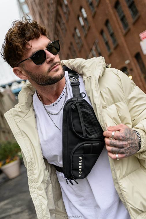 Hommes blanc cassé 750 mach 1 sacs à bandoulière YoungLA accessoire A004FL975