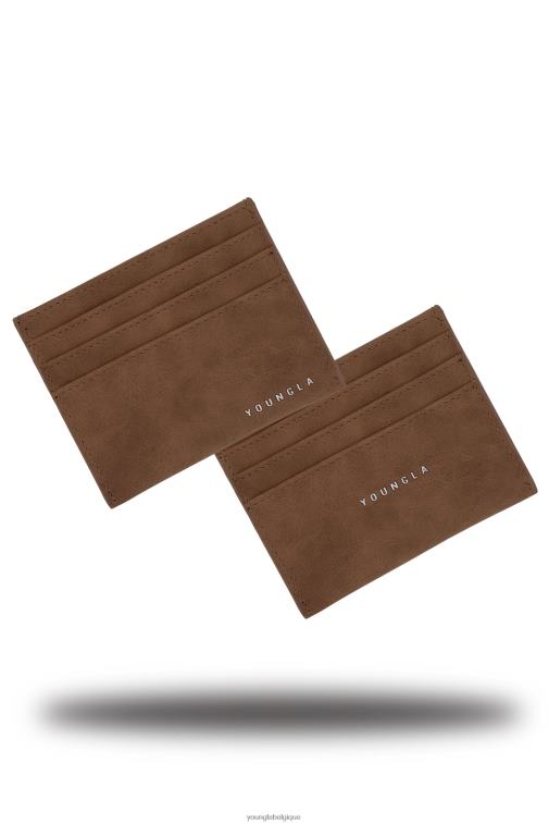 Hommes gris foncé Porte-carte exécutif 725 YoungLA accessoire A004FL985