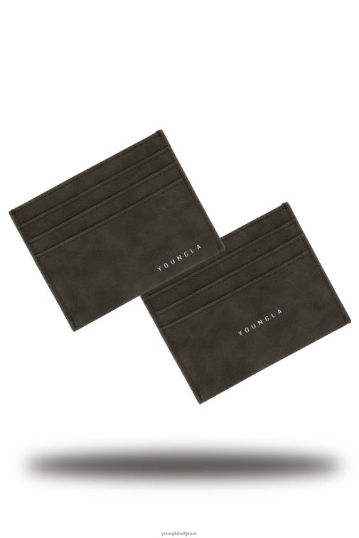 Hommes gris foncé Porte-carte exécutif 725 YoungLA accessoire A004FL985