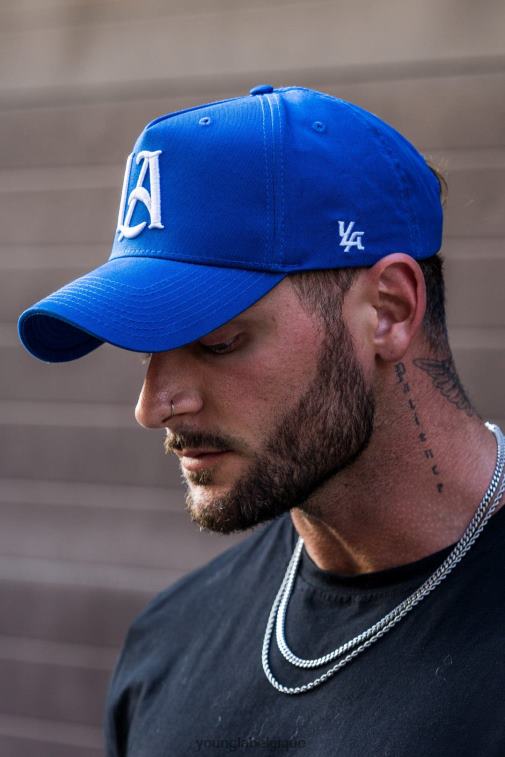 Hommes bleu royal Casquette 920 a-frame la snapback 2.0 YoungLA vêtements A004FL946