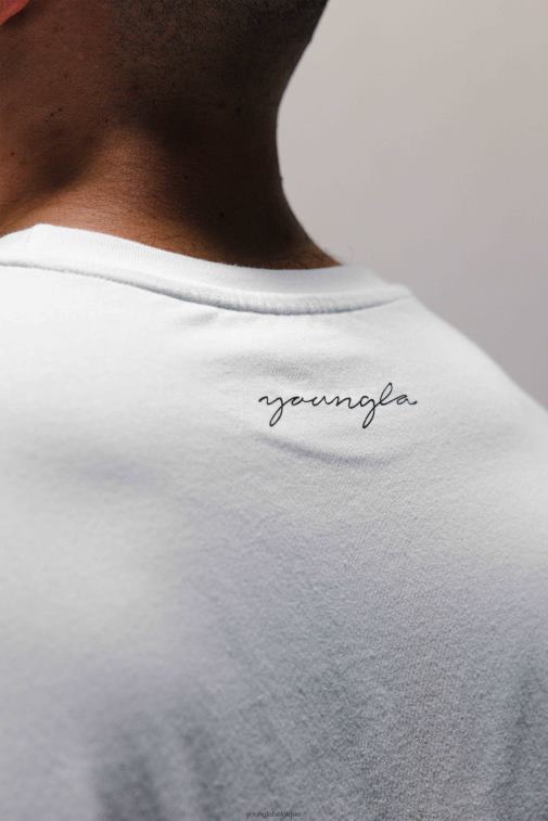 Hommes lavage parfait prune 464 t-shirts de grande taille skyline YoungLA vêtements A004FL277