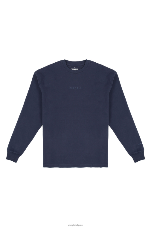 Hommes marine 450 manches longues en mousse nuage YoungLA vêtements A004FL411