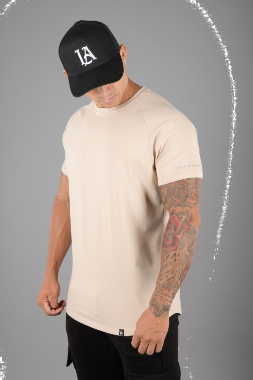 Hommes sable T-shirt hybride ultime 442 YoungLA vêtements A004FL462