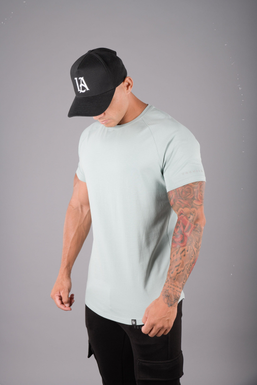 Hommes vert d\'eau T-shirt hybride ultime 442 YoungLA vêtements A004FL463