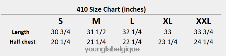 Hommes violet 410 chemises raglan à manches longues parfaites YoungLA vêtements A004FL451