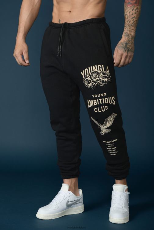 Hommes blanc cassé 233 les joggeurs immortels YoungLA vêtements A004FL844