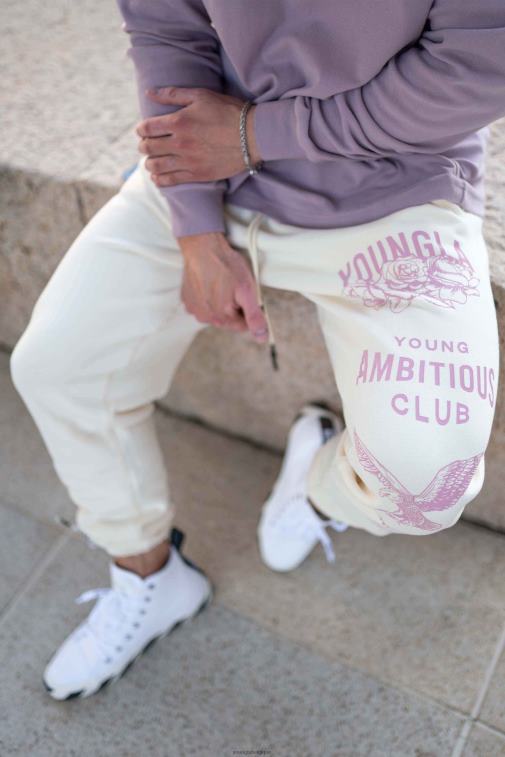 Hommes blanc cassé 233 les joggeurs immortels YoungLA vêtements A004FL844
