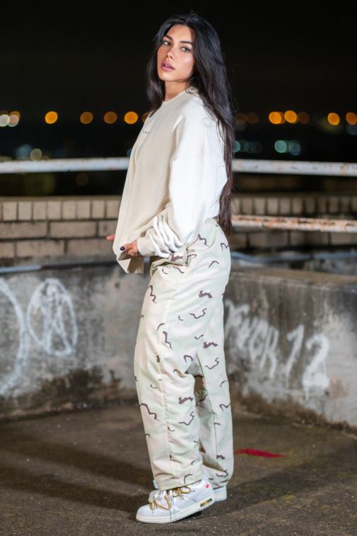 Hommes camouflage de nuit 201 pantalons hors réseau YoungLA vêtements A004FL922