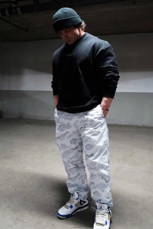 Hommes noir 201 pantalons hors réseau YoungLA vêtements A004FL919