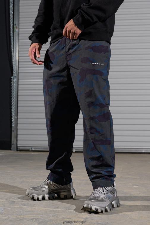 Hommes noir 201 pantalons hors réseau YoungLA vêtements A004FL919