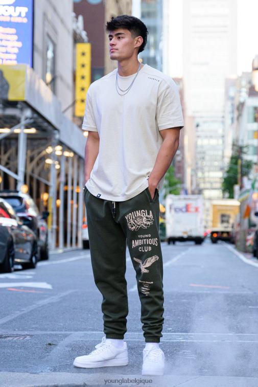 Hommes prune parfaite 233 les joggeurs immortels tombent 22\" YoungLA vêtements A004FL851