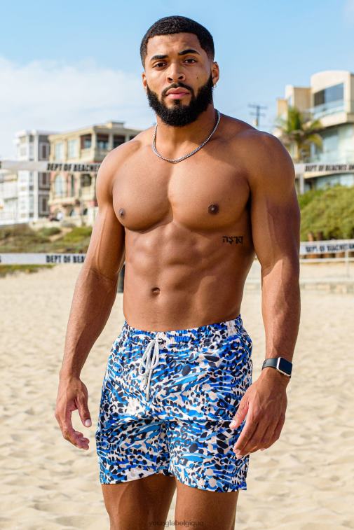 Hommes Donut 128 short de bain abstrait \'22 YoungLA vêtements A004FL708