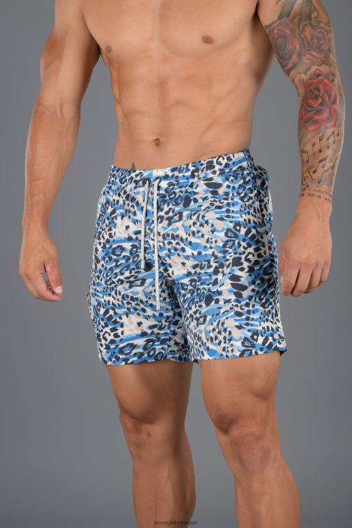 Hommes ananas melon 128 short de bain abstrait \'22 YoungLA vêtements A004FL710