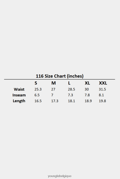 Hommes blanc cassé 116 shorts tricotés hiéroglyphiques YoungLA vêtements A004FL673