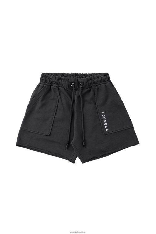 Hommes lavage du charbon 106 short court vintage YoungLA vêtements A004FL623