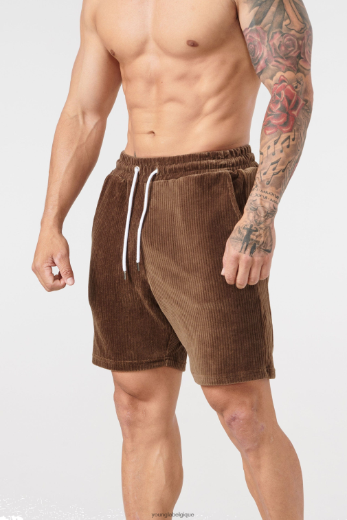 Hommes olive Collection 119 cordons - short YoungLA vêtements A004FL591